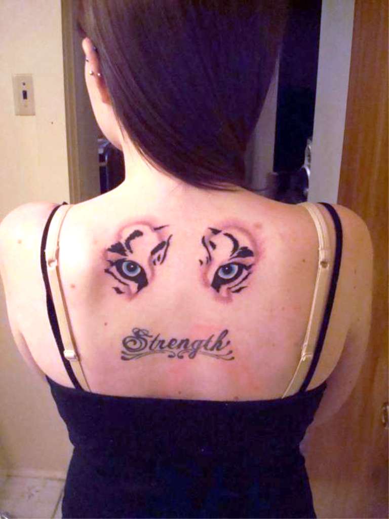 Strength Tattoos Women