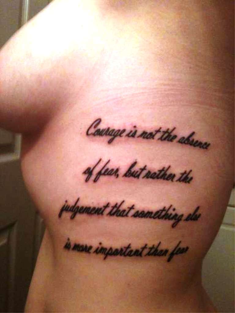 Strength and Courage Tattoos