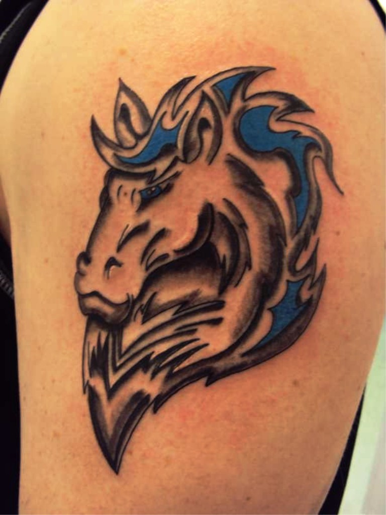 Tribal Horse Tattoo Designs