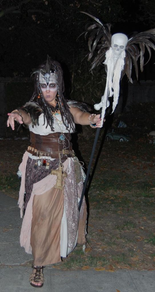 Voodoo witch doctor costume