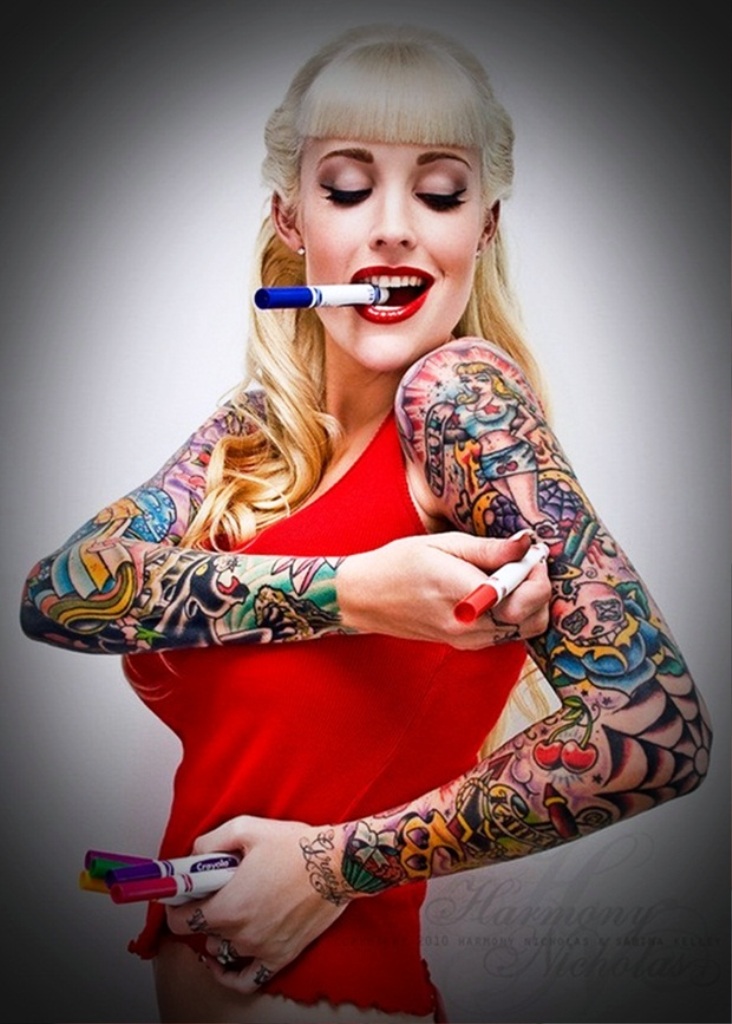 Women Arm Tattoos