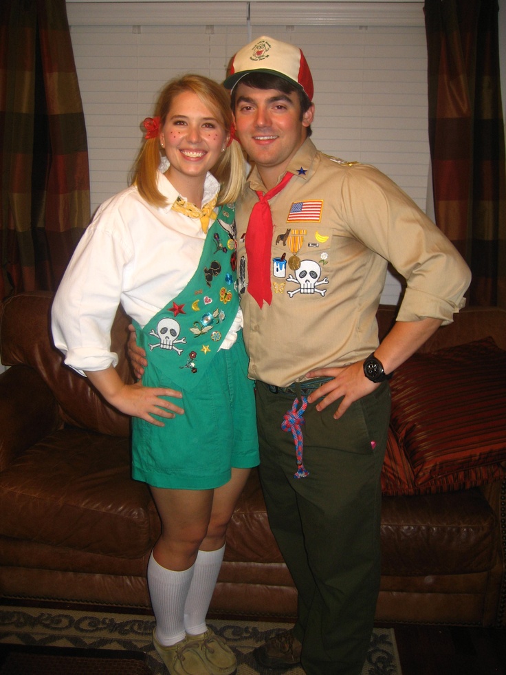 cute halloween costume Girl scout and boy scout
