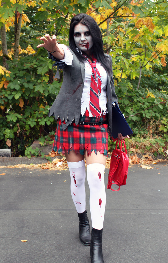 zombie school girl.