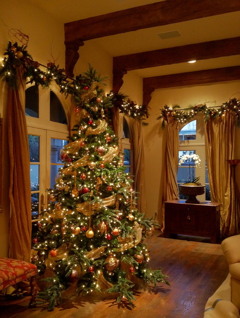 country-christmas-tree-decorations-ideas