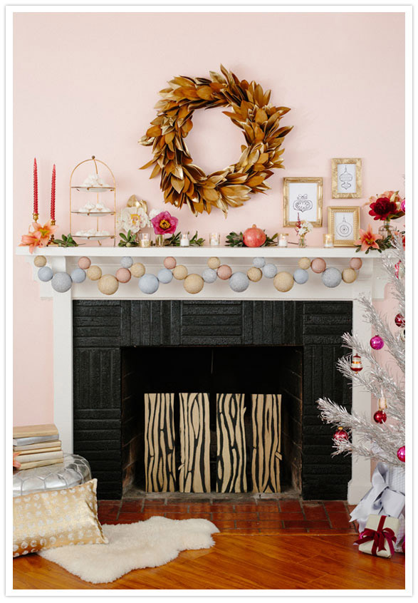 modern-christmas-mantel-decorating-ideas