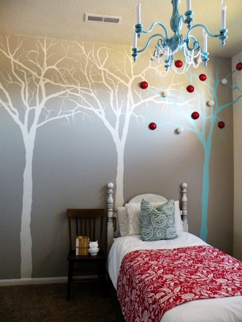 tree-murals-on-wall-diy-decor-ideas