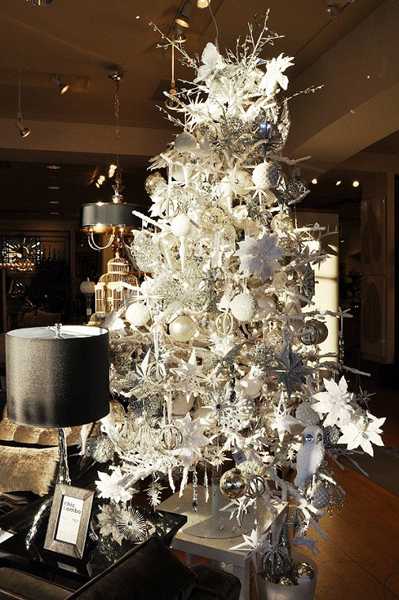 white-christmas-tree-decorating-ideas-images