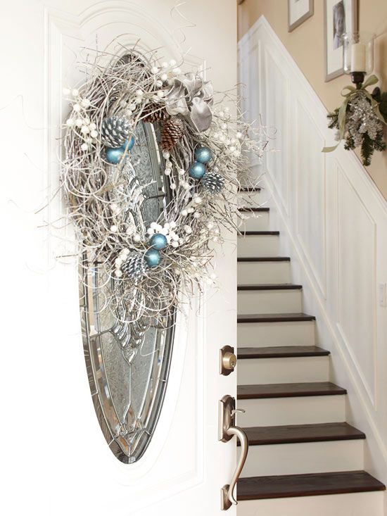 white-and-silver-christmas-door-ideas