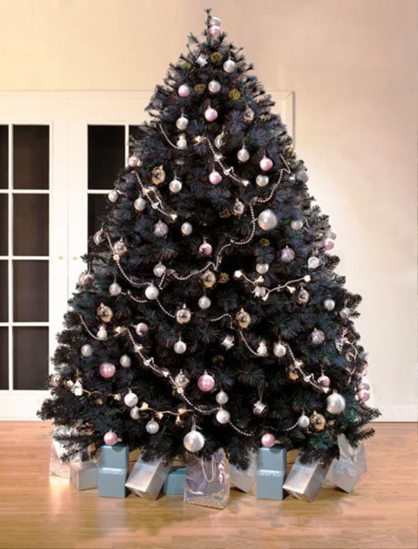 black-artificial-christmas-tree