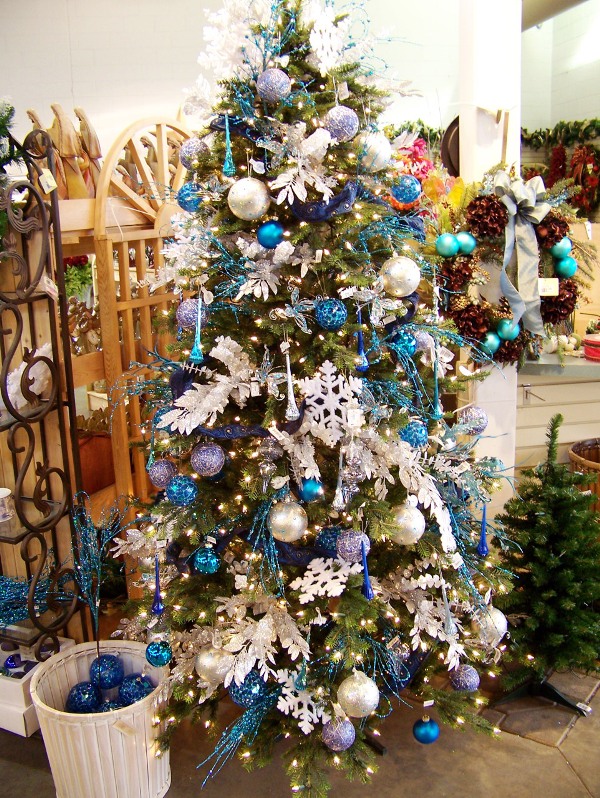 blue-decorated-christmas-trees