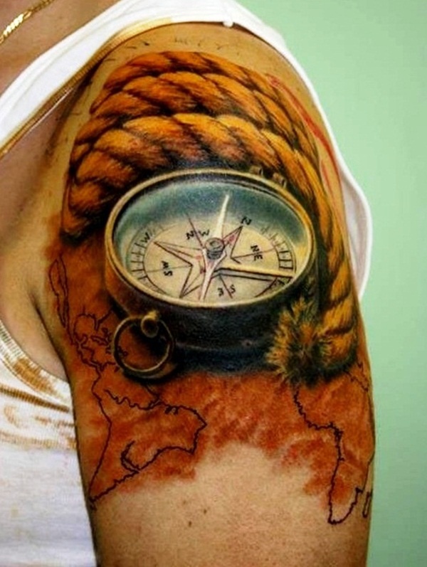 amazing-compass-tattoo