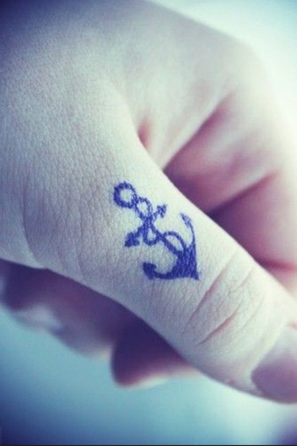 anchor-finger-tattoo