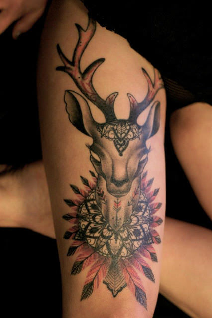 beautiful-deer-tattoo