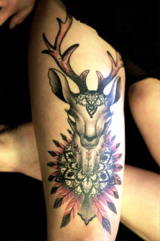 beautiful-deer-tattoo