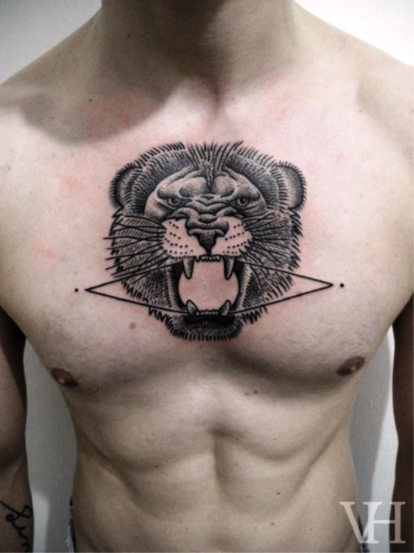 black-geometric-lion-tattoo