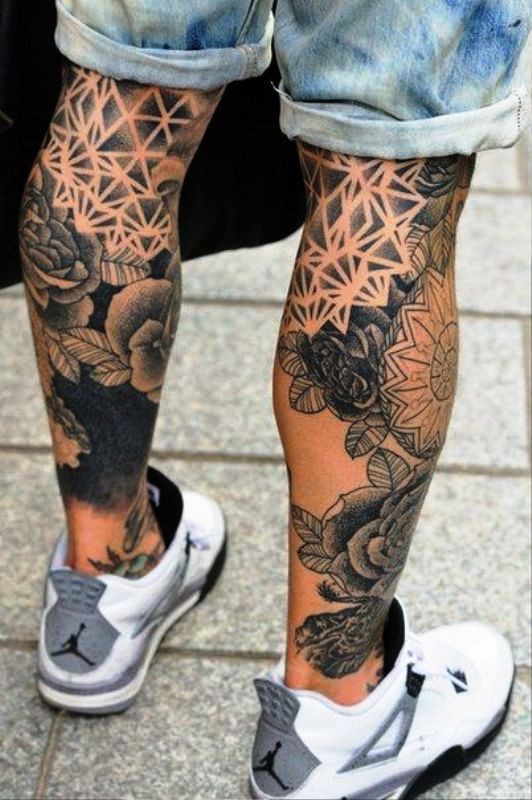 black-leg-tattoo-designs-for-men
