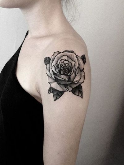 black-rose-tattoo-on-shoulder-tumblr