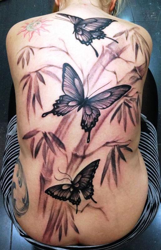 black-and-grey-butterfly-tattoo