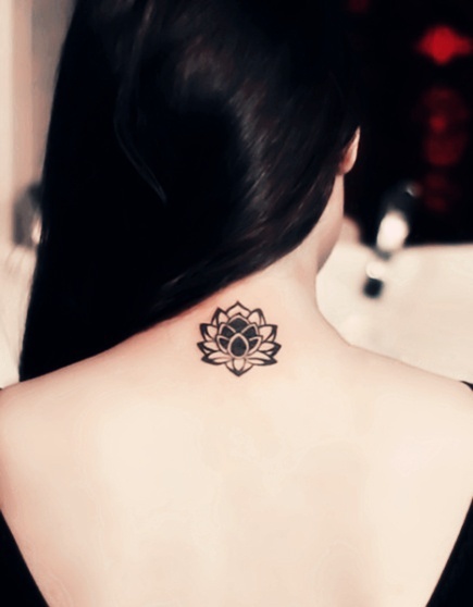 black-and-grey-lotus-flower-tattoos