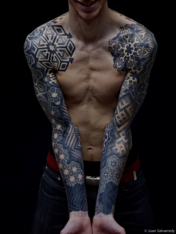 blue-geometric-tattoo-sleeve
