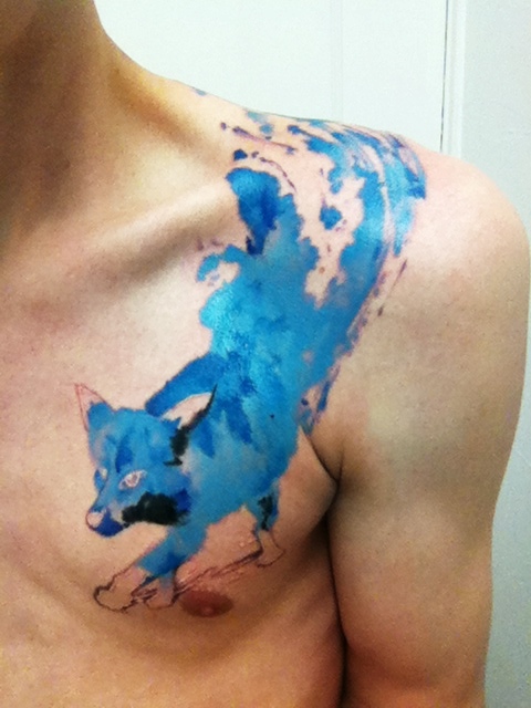 blue-watercolor-tattoo-fox