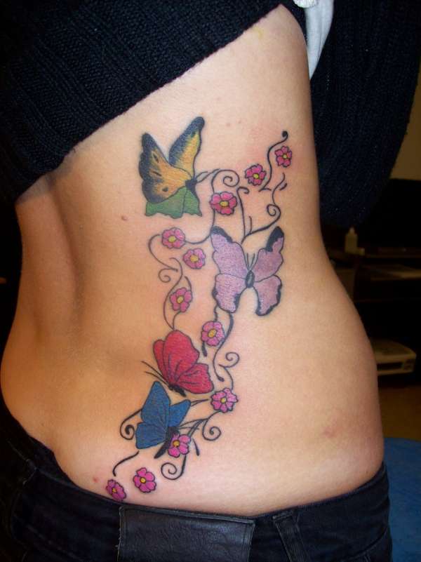 butterfly-tattoos-on-rib-cage