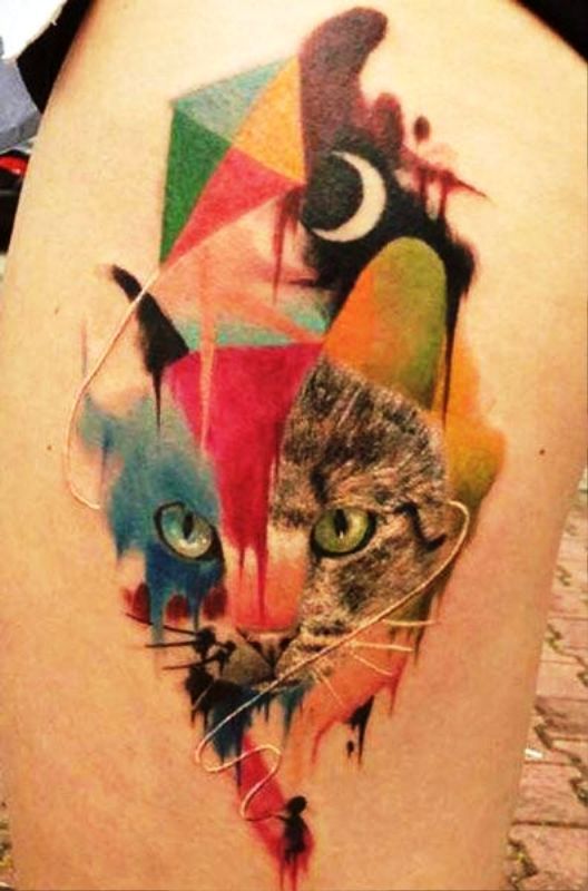 cat-dot-work-tattoo