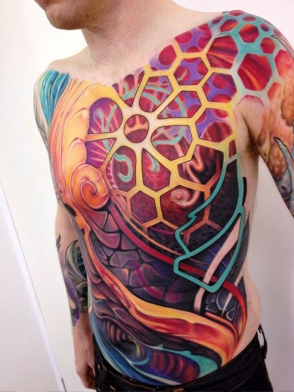 colorful-geometric-tattoo-idea