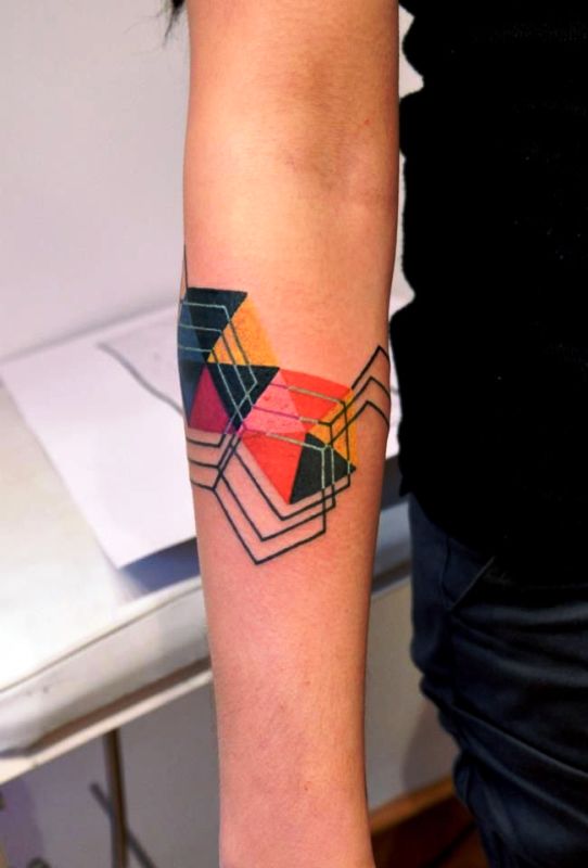 colorful-geometric-tattoo