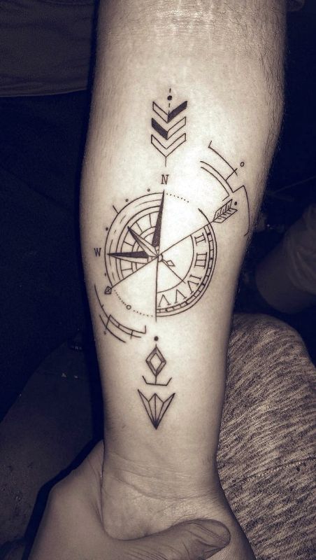 compass-tatto-design