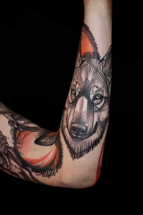 cool-wolf-tattoo-on-arm