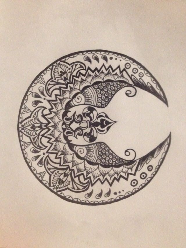 crescent-moon-mandala-tattoo-design