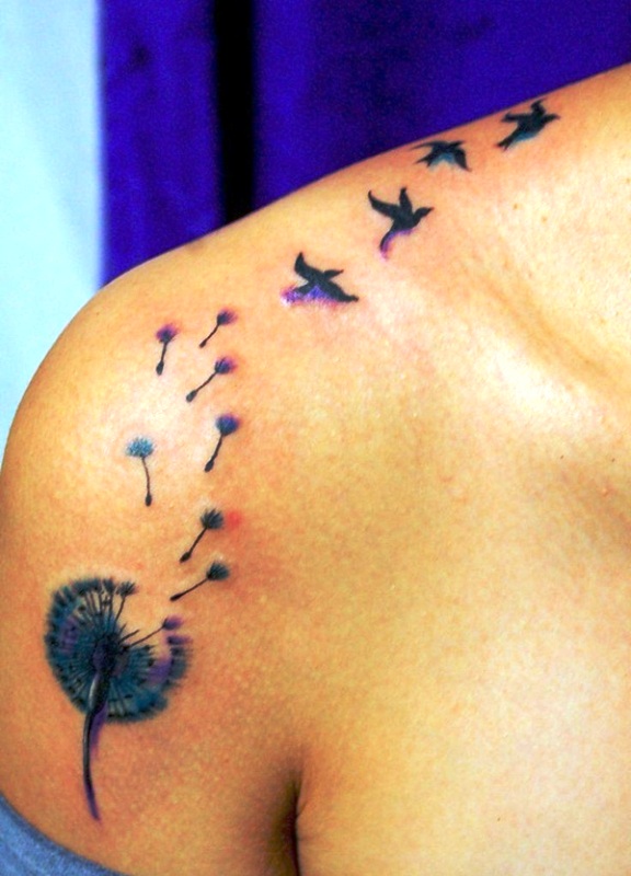 dandelion-tattoo-with-color