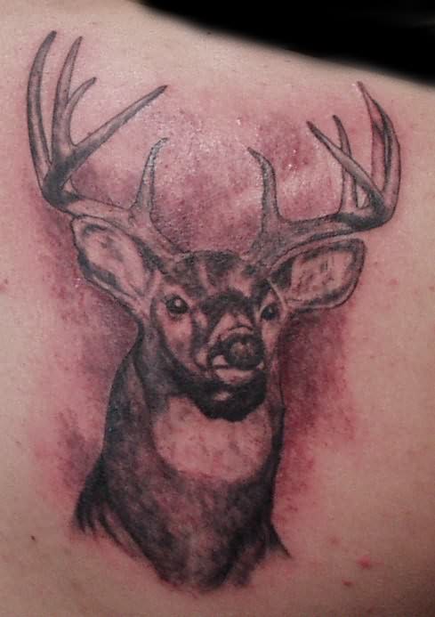 deer-head-tattoo-design