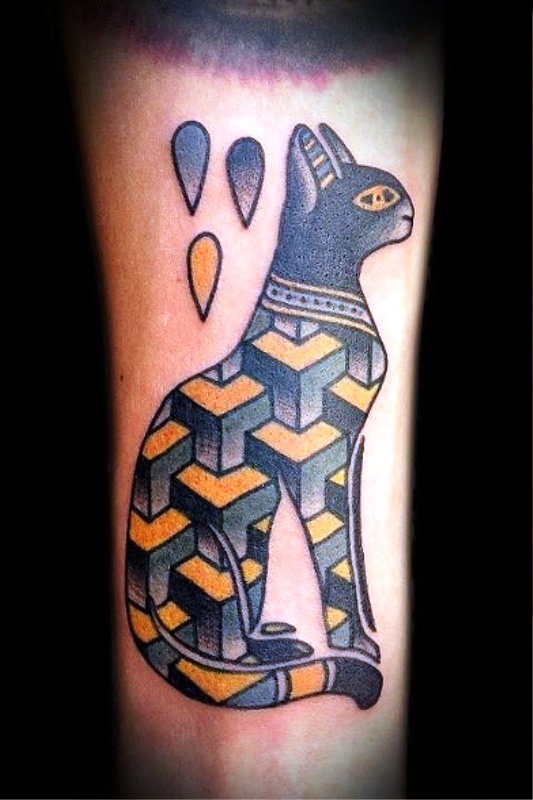 egyptian-cat-tattoo