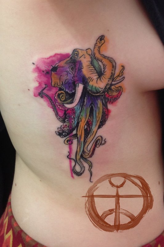 elephant-octopus-tattoo-ideas