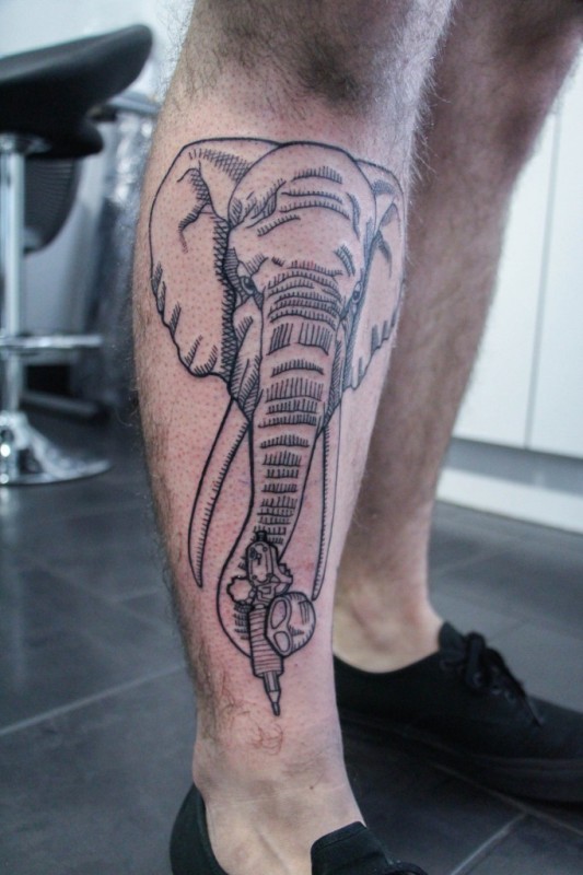 elephant-tattoo-legs