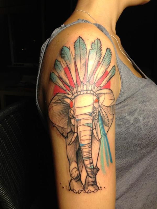 elephant-tattoo-nice-design