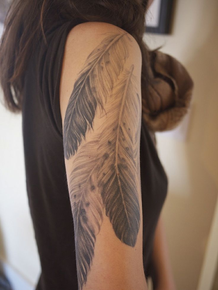 feather-tattoo-on-arm-design-ideas