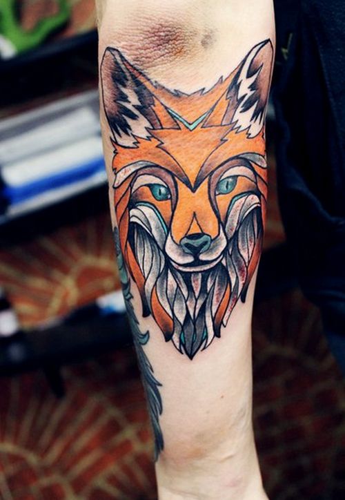 fox-elbow-tattoo