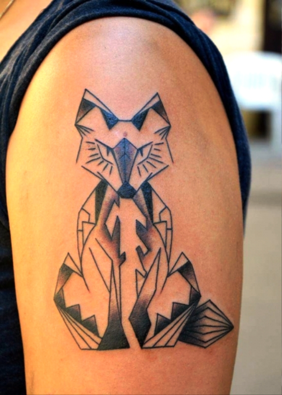 fox-geometric-minimalist-tattoo