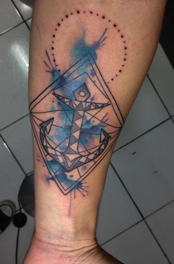 geometric-anchor-tattoo