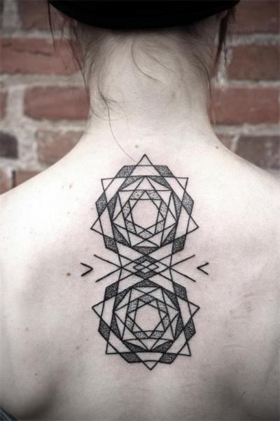 geometric-back-tattoo