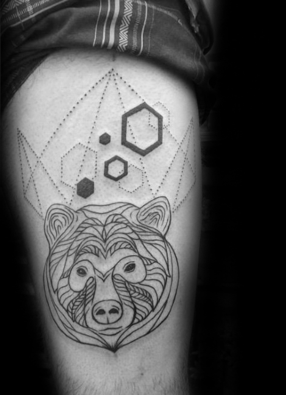geometric-bear-tattoos-ideads