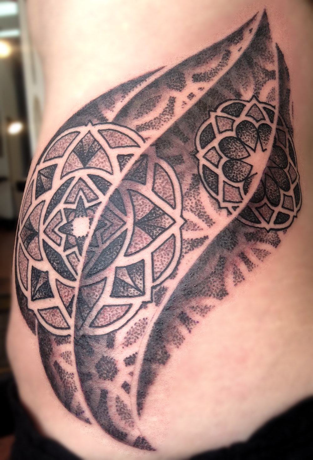 geometric-blackwork-tattoo
