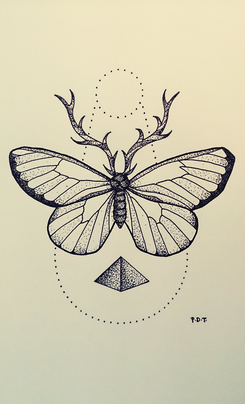geometric-butterfly-tattoo