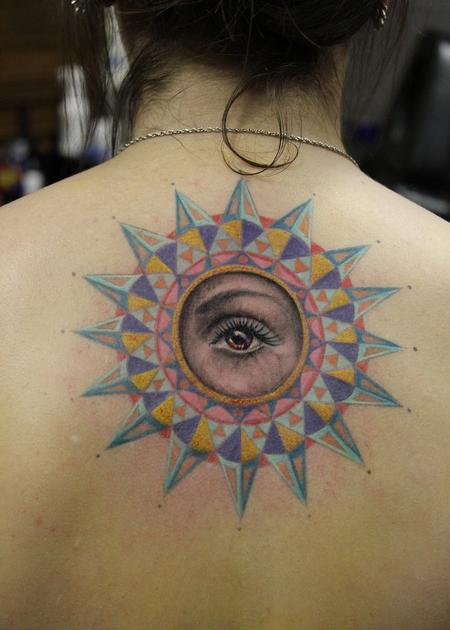 geometric-color-tattoo-sun