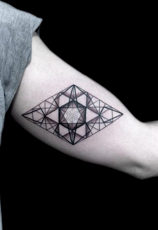 geometric-diamond-tattoo