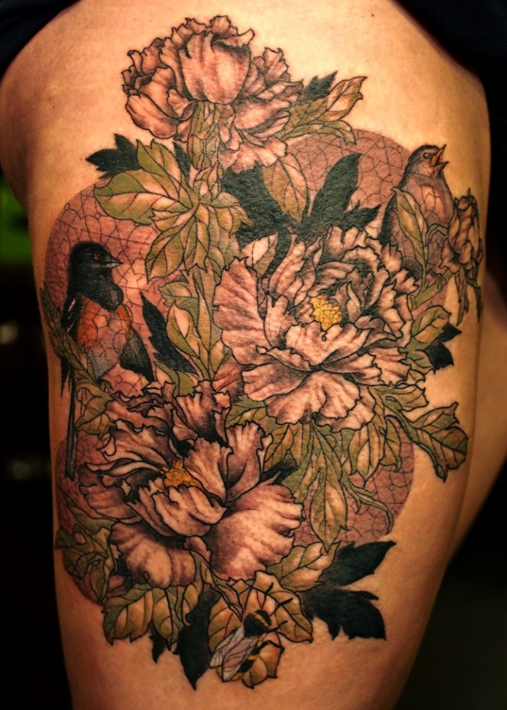 geometric-flower-tattoo-fine-ideas