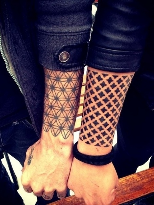 geometric-forearm-tattoo